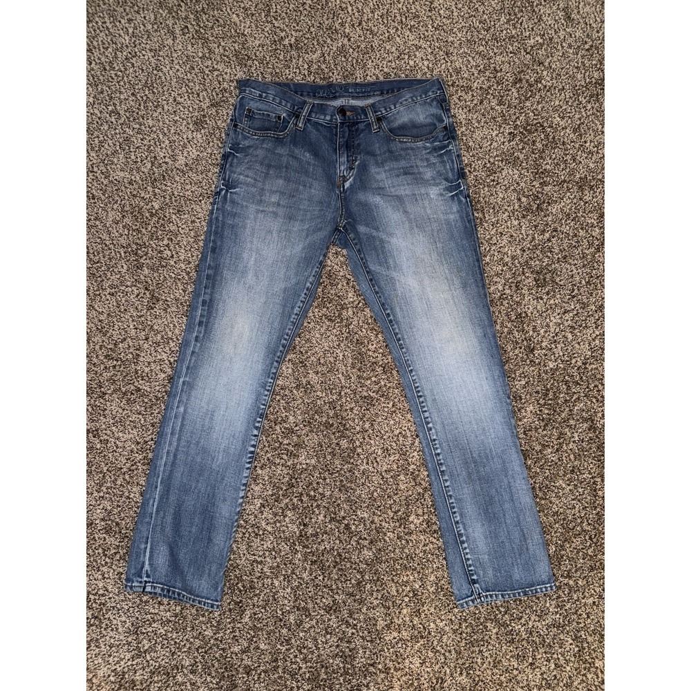 Old Navy Mens Slim Fit Medium Wash Jeans Cotton Denim 34x32